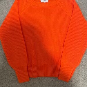 Womens B Young orange sweater